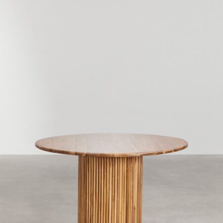 Tavolo da pranzo rotondo in legno di teak (Ø120 cm) Randall Mate