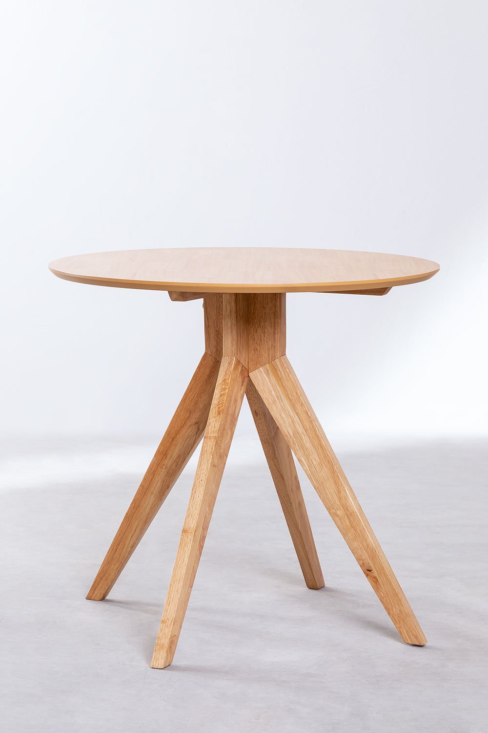 Tavolo da pranzo rotondo in legno (Ø80 cm) Sekiz