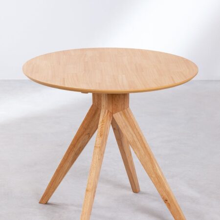 Tavolo da pranzo rotondo in legno (Ø80 cm) Sekiz