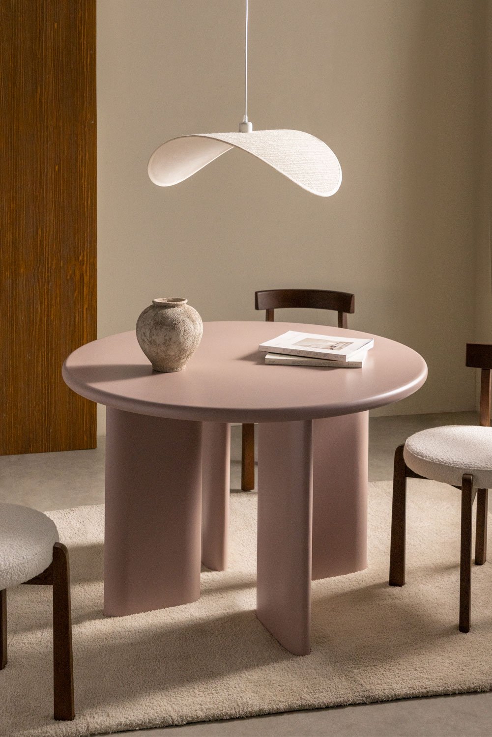Tavolo da pranzo rotondo in MDF (Ø120 cm) Loulou