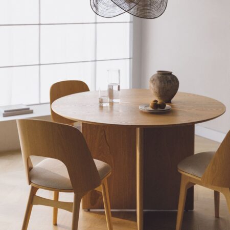 Tavolo da pranzo rotondo in MDF (Ø120 cm) Saonara