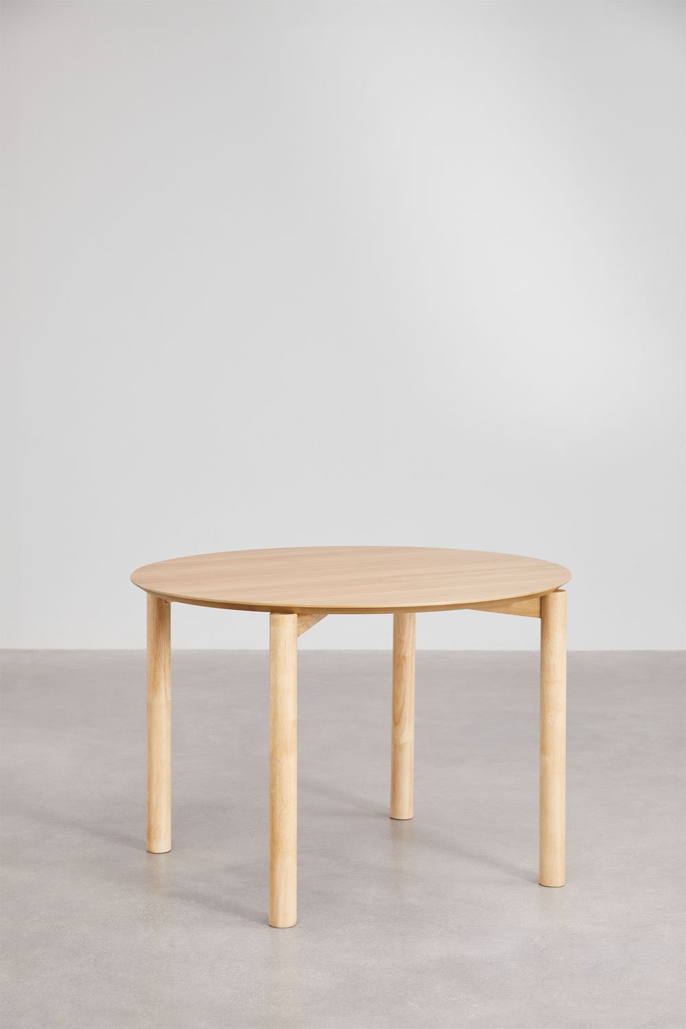Tavolo da pranzo rotondo Ø110 cm in MDF Munden