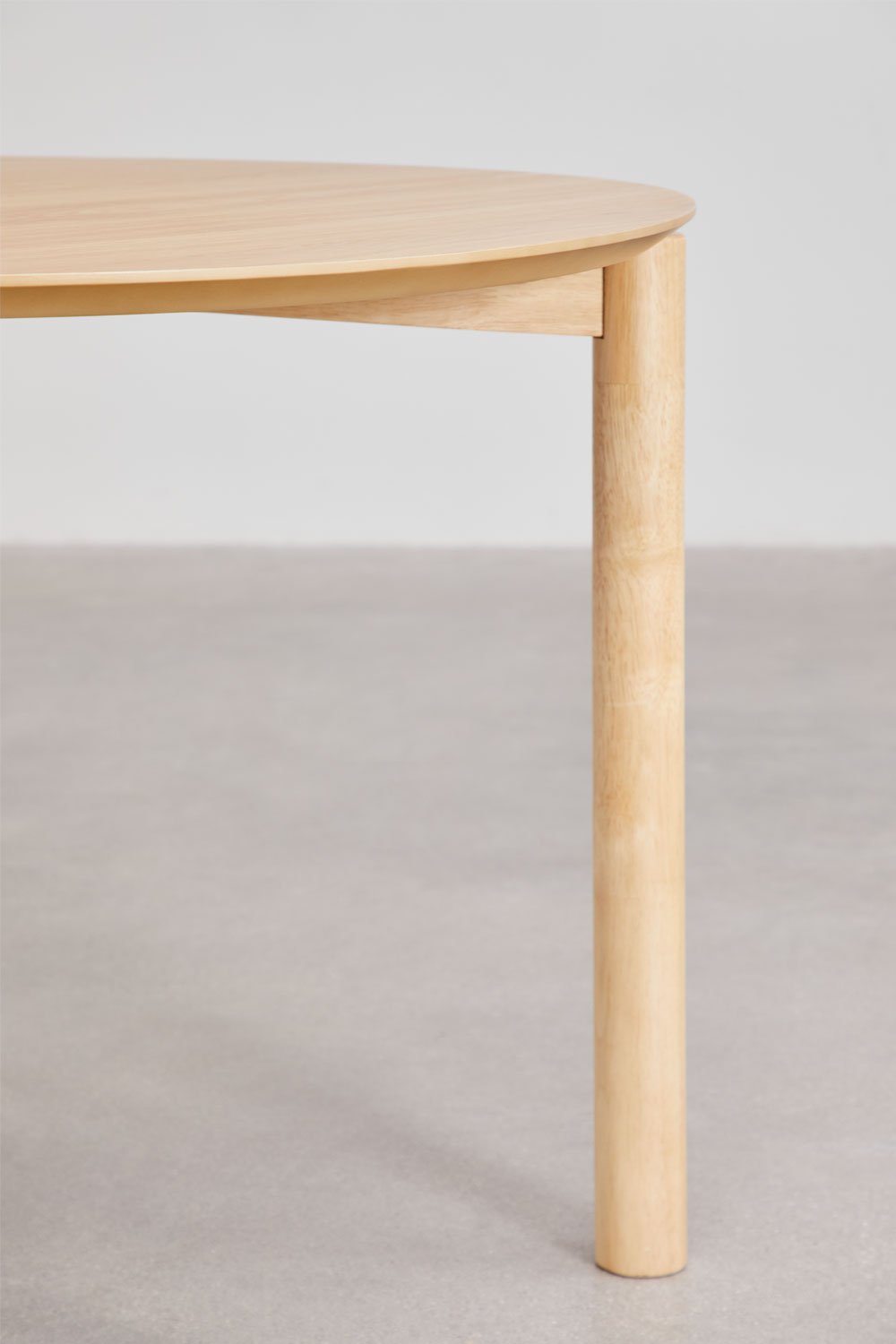 Tavolo da pranzo rotondo Ø110 cm in MDF Munden