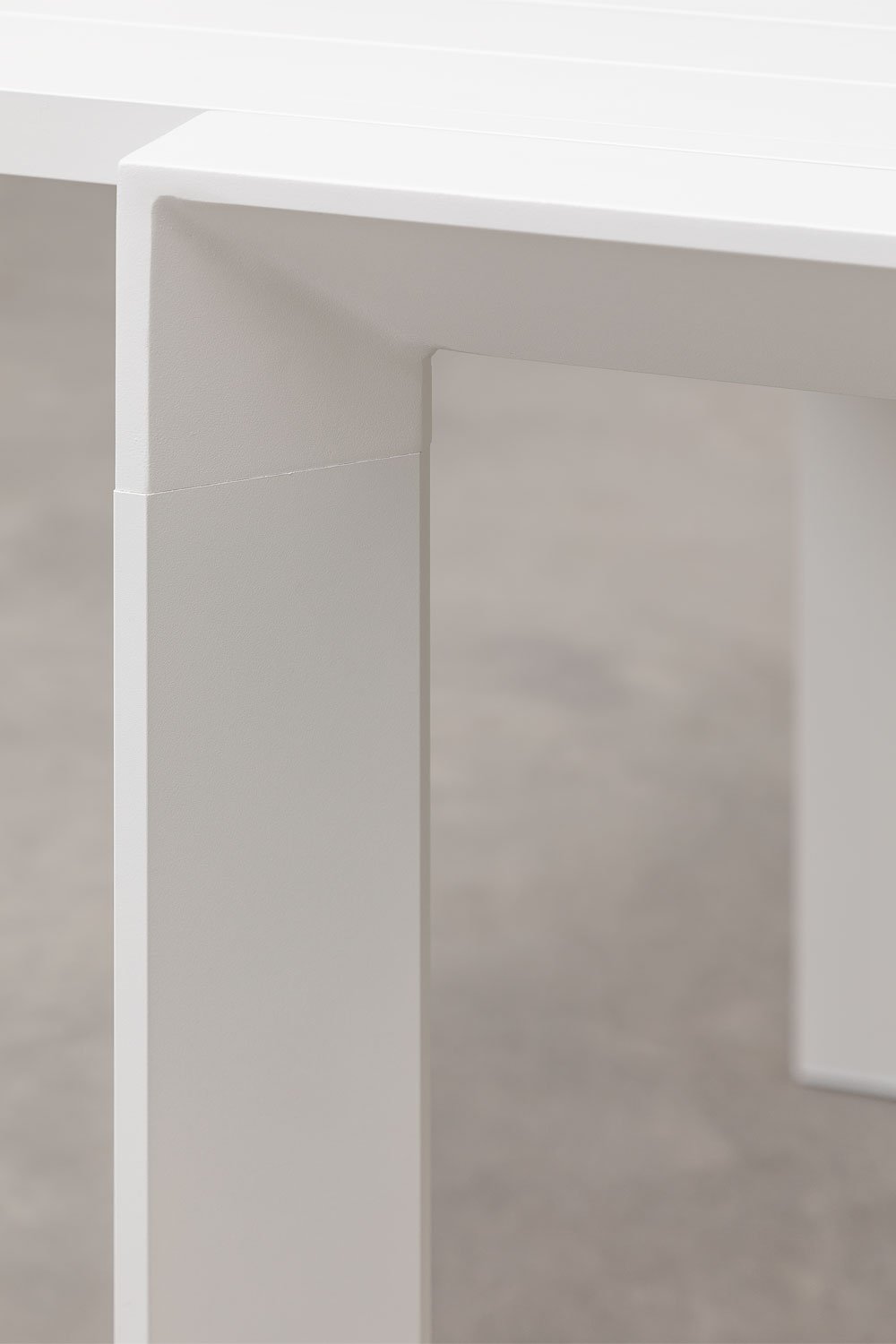 Mesa de jardín rectangular 180-240x100 cm extensible en aluminio Starmi