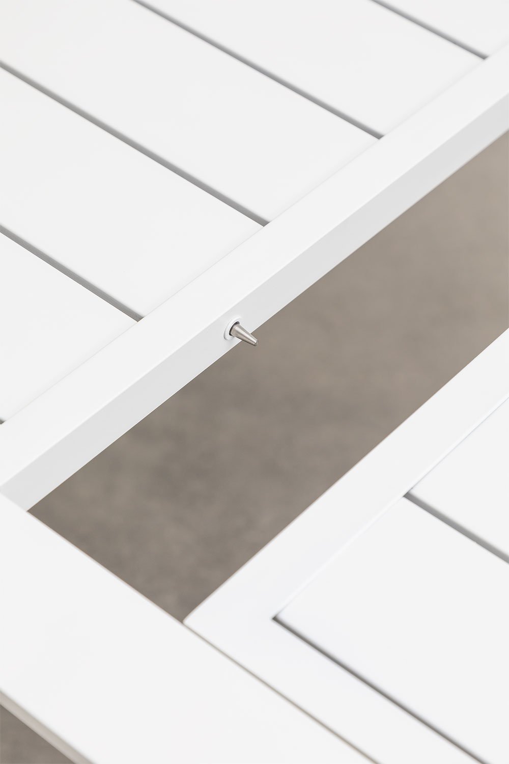Mesa de jardín rectangular 180-240x100 cm extensible en aluminio Starmi