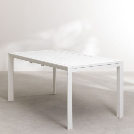 Tavolo da Giardino Allungabile Rettangolare in Alluminio (180-240x100 cm) Starmi
