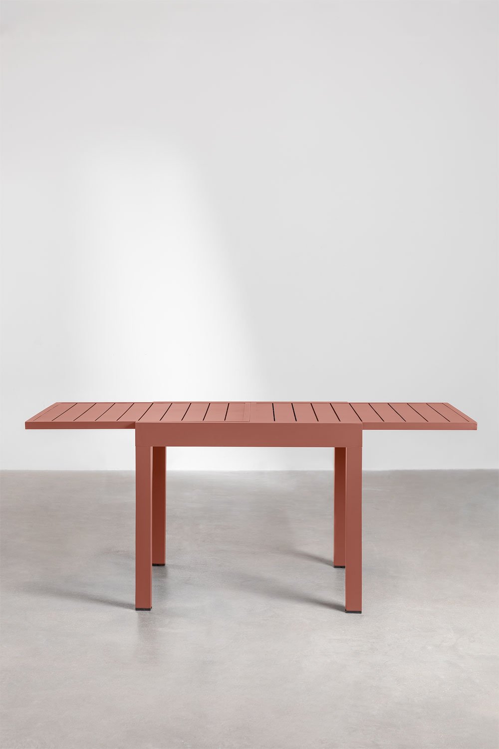 Tavolo da giardino 90-180x90 cm allungabile alluminio Starmi
