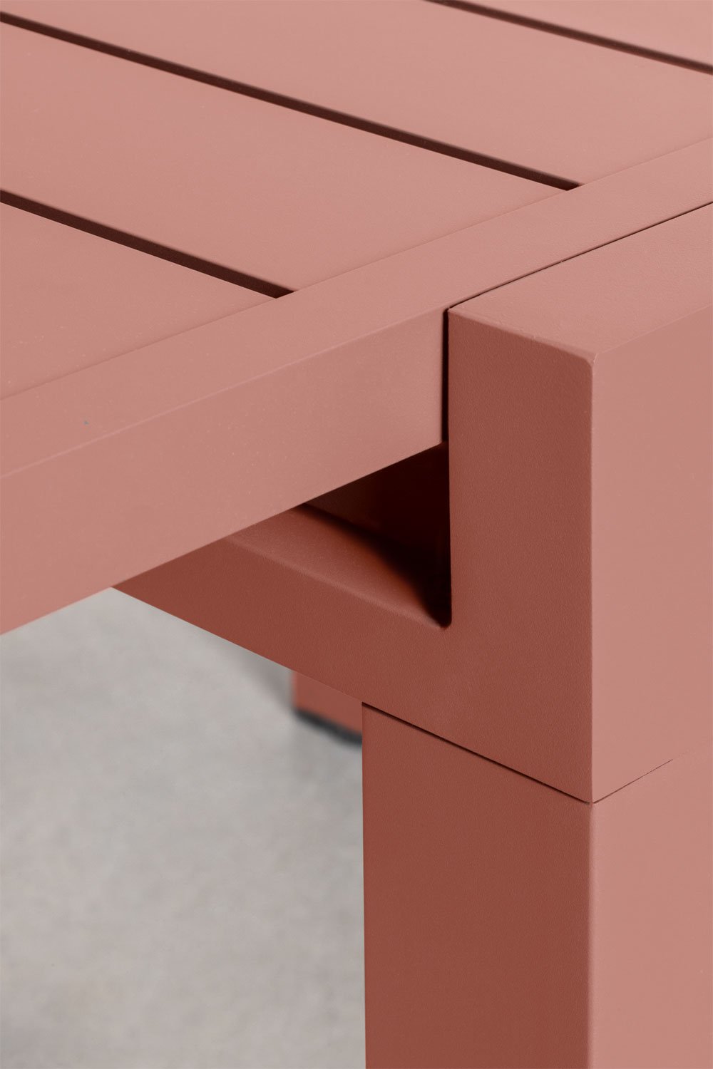 Tavolo da giardino 90-180x90 cm allungabile alluminio Starmi
