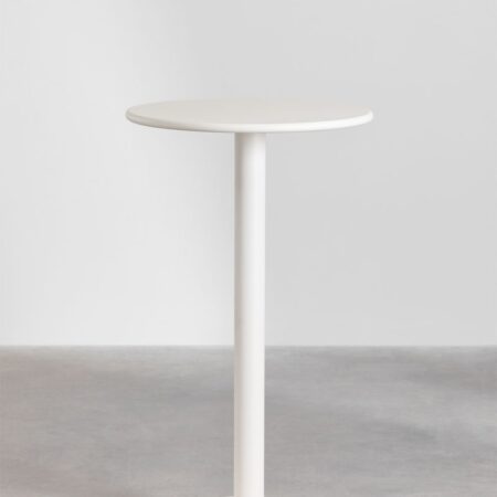 Tavolo rotondo alto in metallo (Ø60 cm) Mizzi