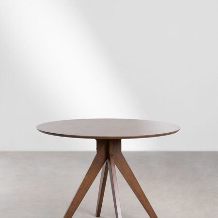 Tavolo da pranzo rotondo in legno (Ø100 cm) Sekiz