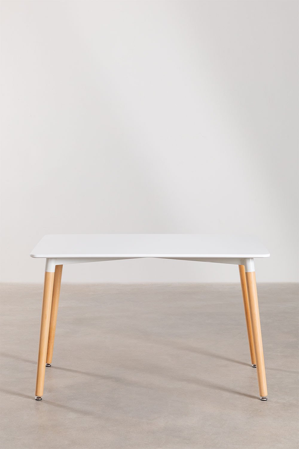 Tavolo da Pranzo Rettangolare in Legno di Faggio e MDF (120x80 cm) Royal