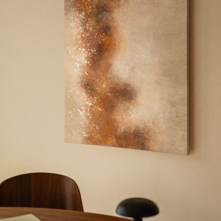 Tela decorativa 80x100 cm con texture di gesso Sabik