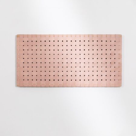 Testata Letto da 135 cm in Legno e Pelle Zaid