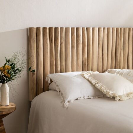 Testata Letto da 150 cm in Legno Teak Narel