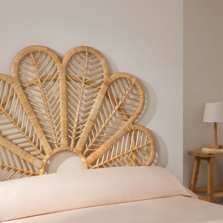 Testiera per Letto singolo in Rattan Caipola