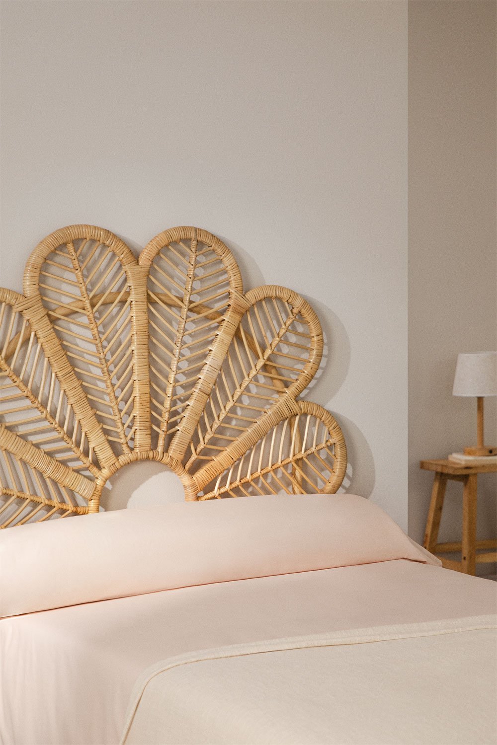 Testiera per Letto singolo in Rattan Caipola