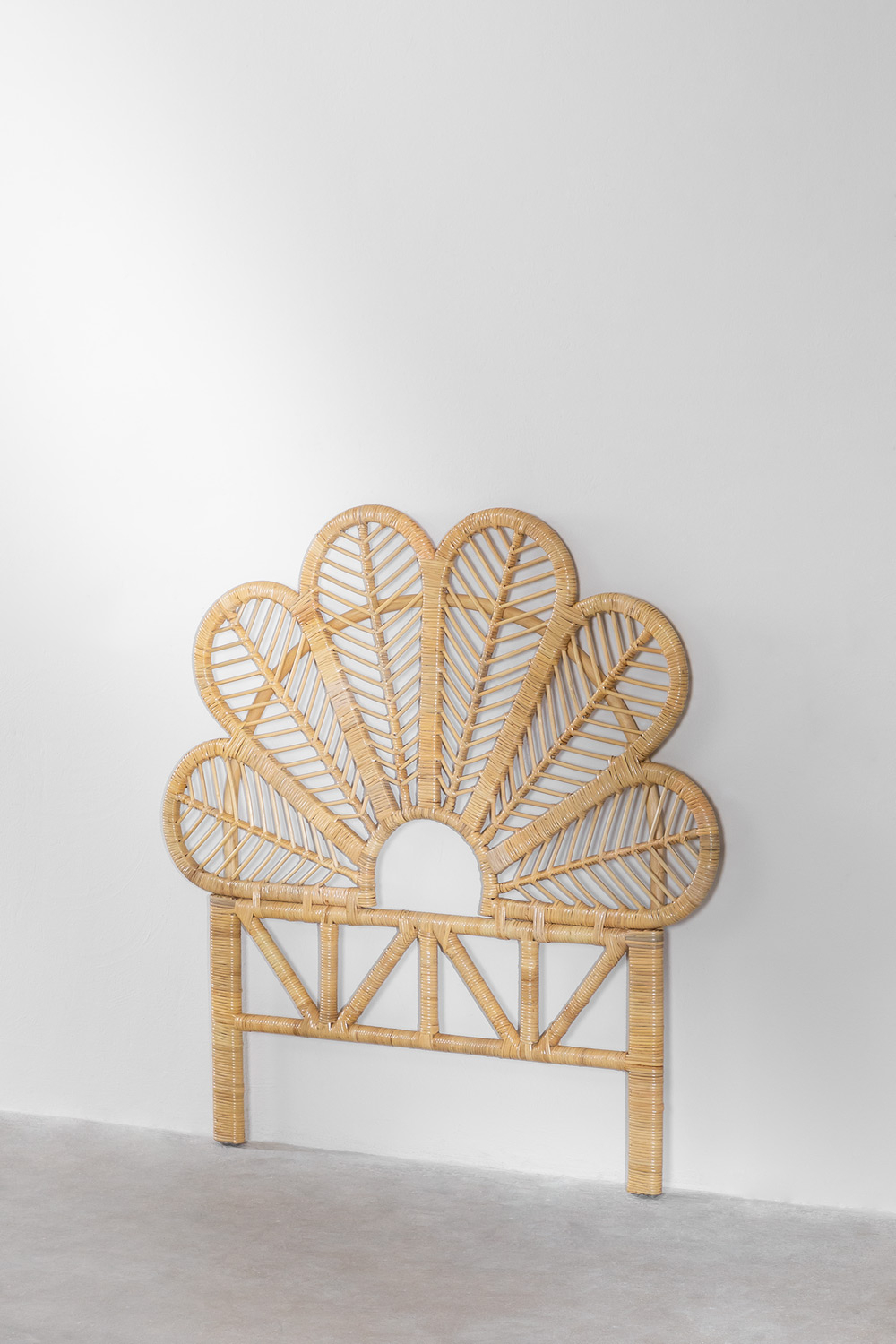 Testiera per Letto singolo in Rattan Caipola