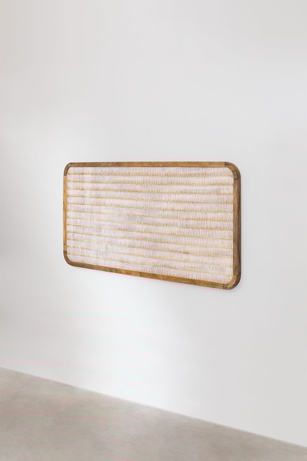 Testiera per letto da 150 cm in legno di mango Yulara