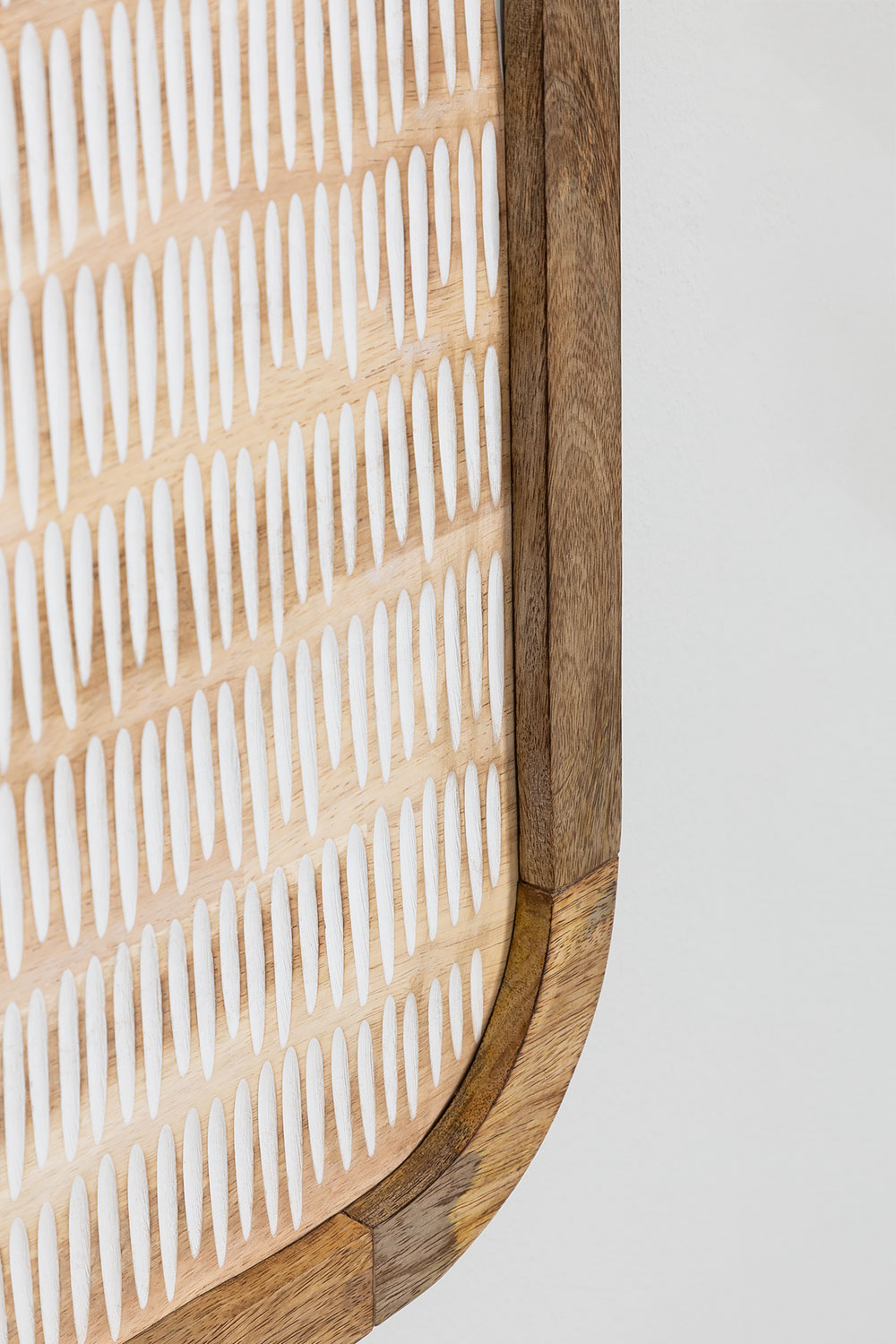 Testiera per letto da 150 cm in legno di mango Yulara