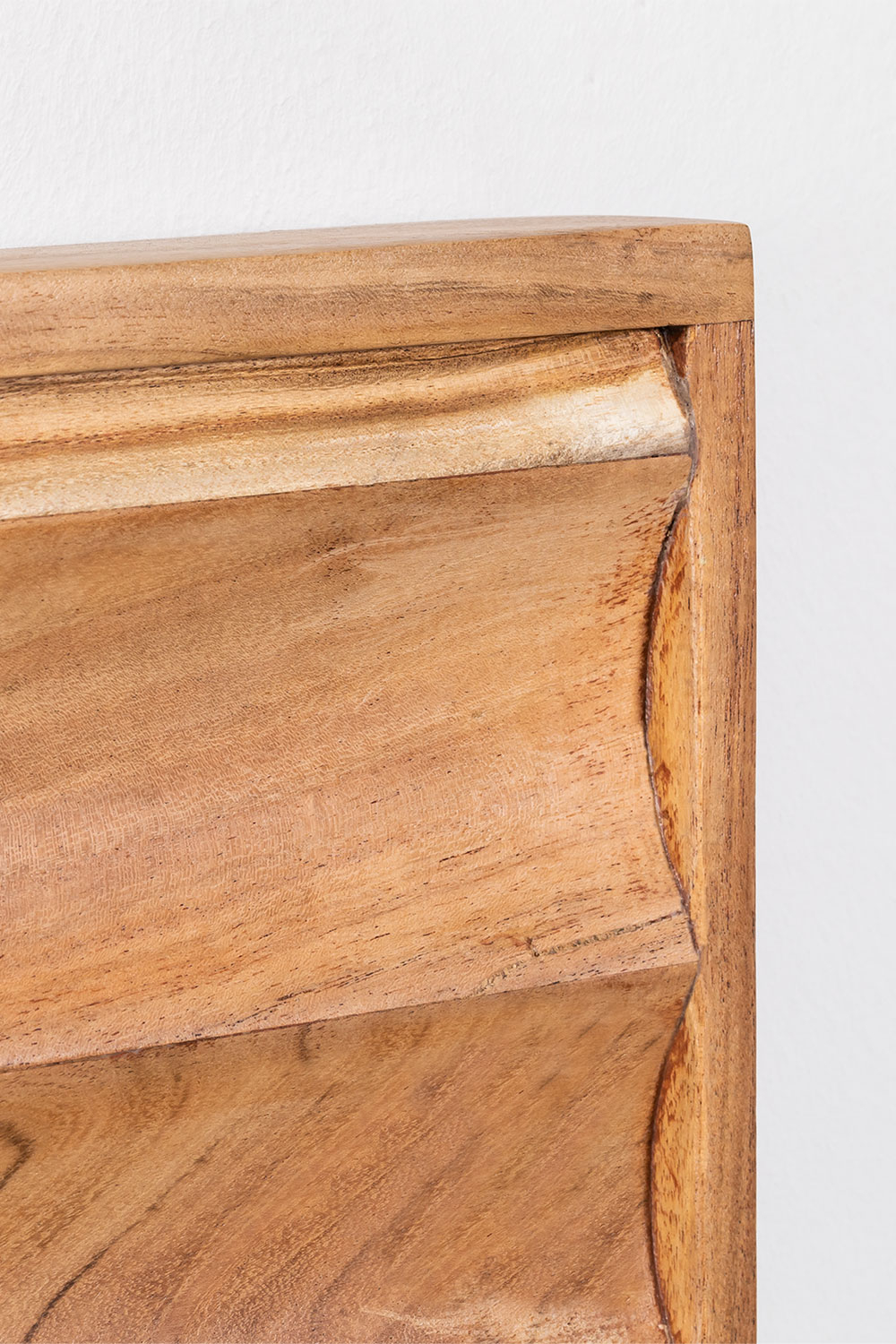 Testiera Letto matrimoniale in Legno di Acacia Petter