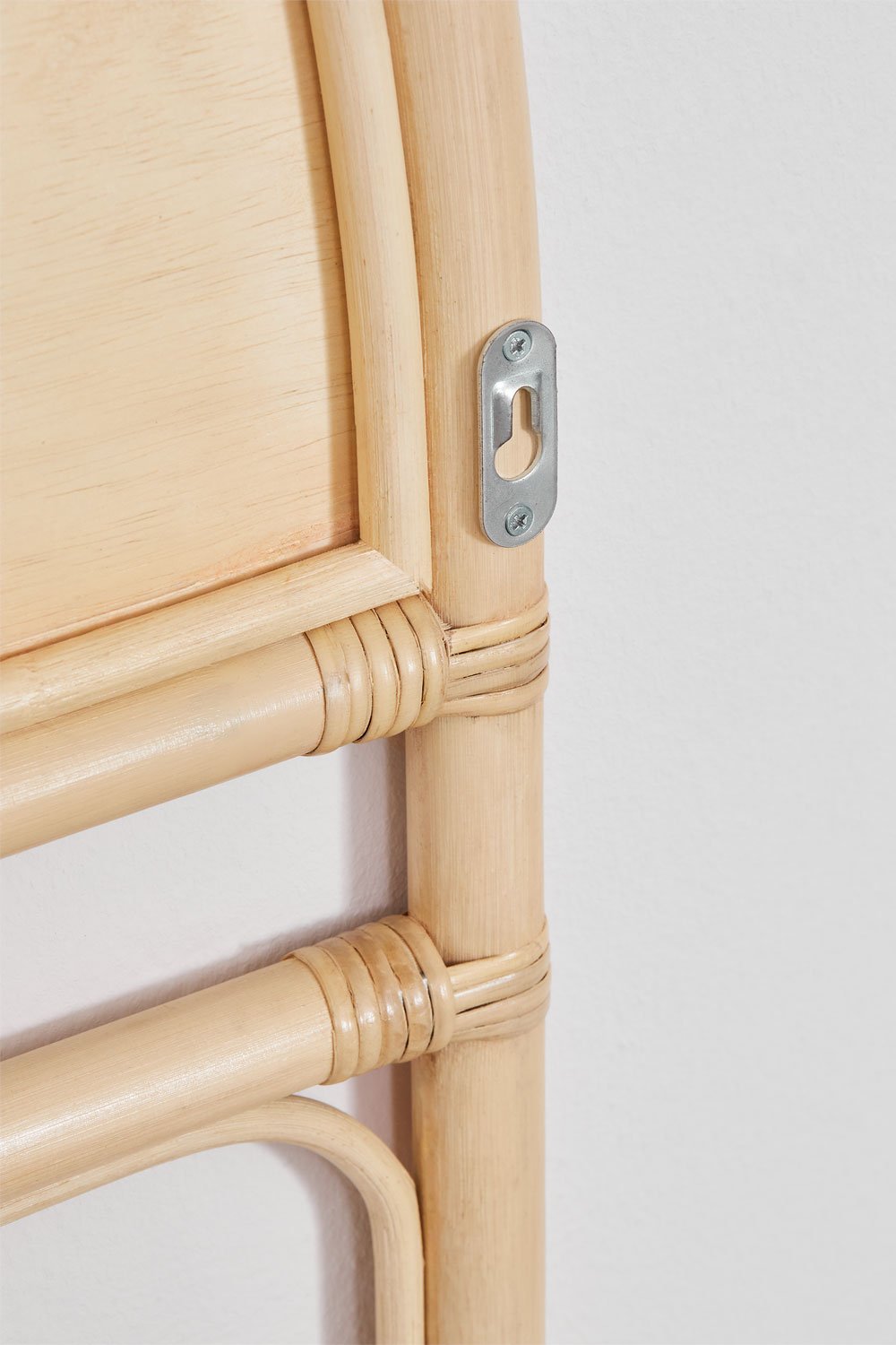 Testiera per bambini in rattan Dahlia per letto da 90 cm