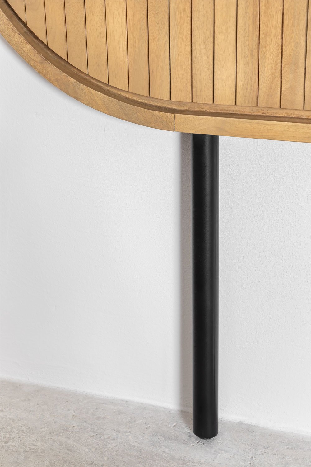 Testiera per letto da 150 cm in legno di mango Analis