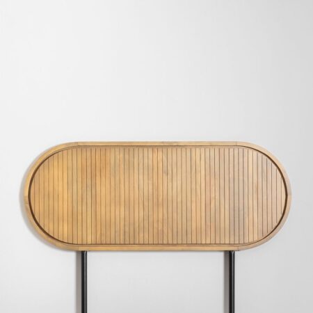 Testiera per letto da 150 cm in legno di mango Analis