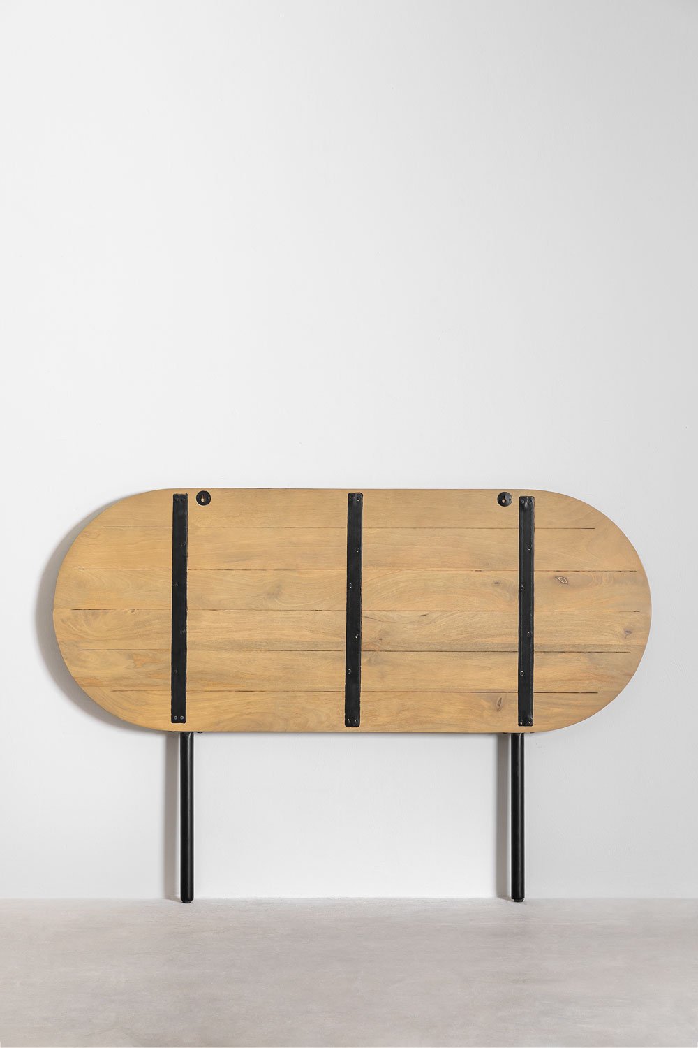 Testiera per letto da 150 cm in legno di mango Analis