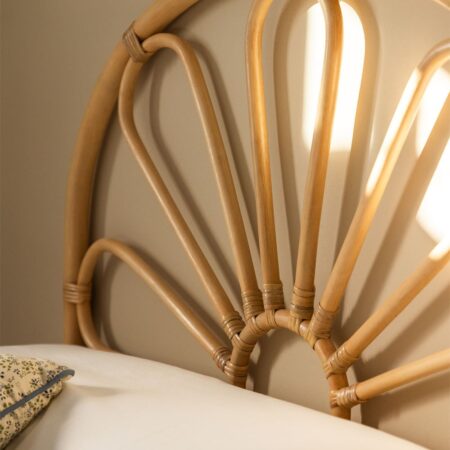 Testiera per Letto in Rattan 90 cm Dahlia Design Kids
