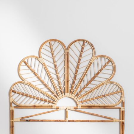Testiera per letto in rattan Cobany da 150 cm