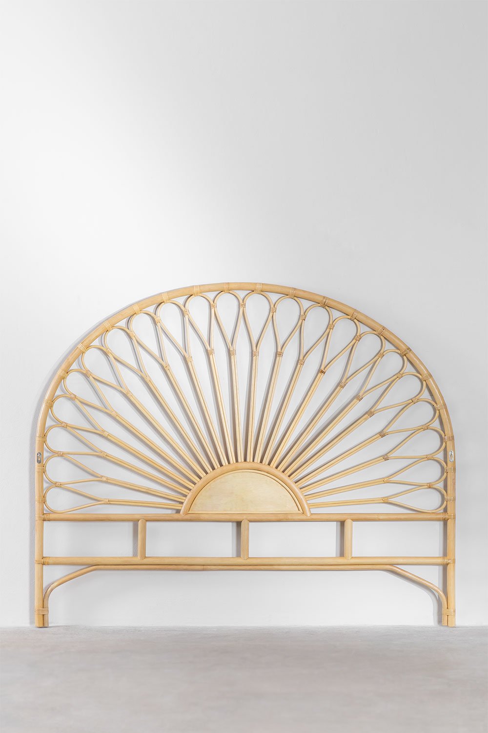 Testiera per letto matrimoniale in Rattan Nucdari