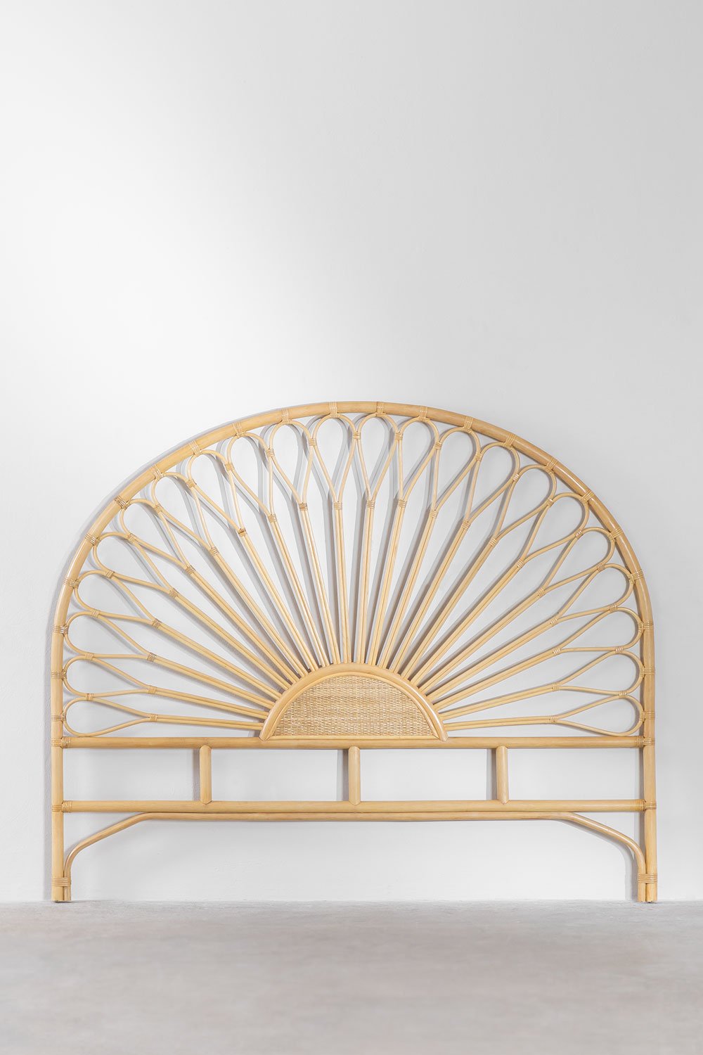 Testiera per letto matrimoniale in Rattan Nucdari
