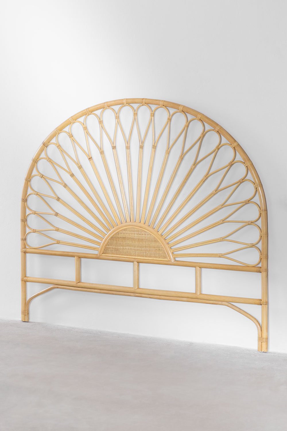 Testiera per letto matrimoniale in Rattan Nucdari