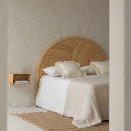 Testiera per Letto matrimoniale in Rattan Vauru