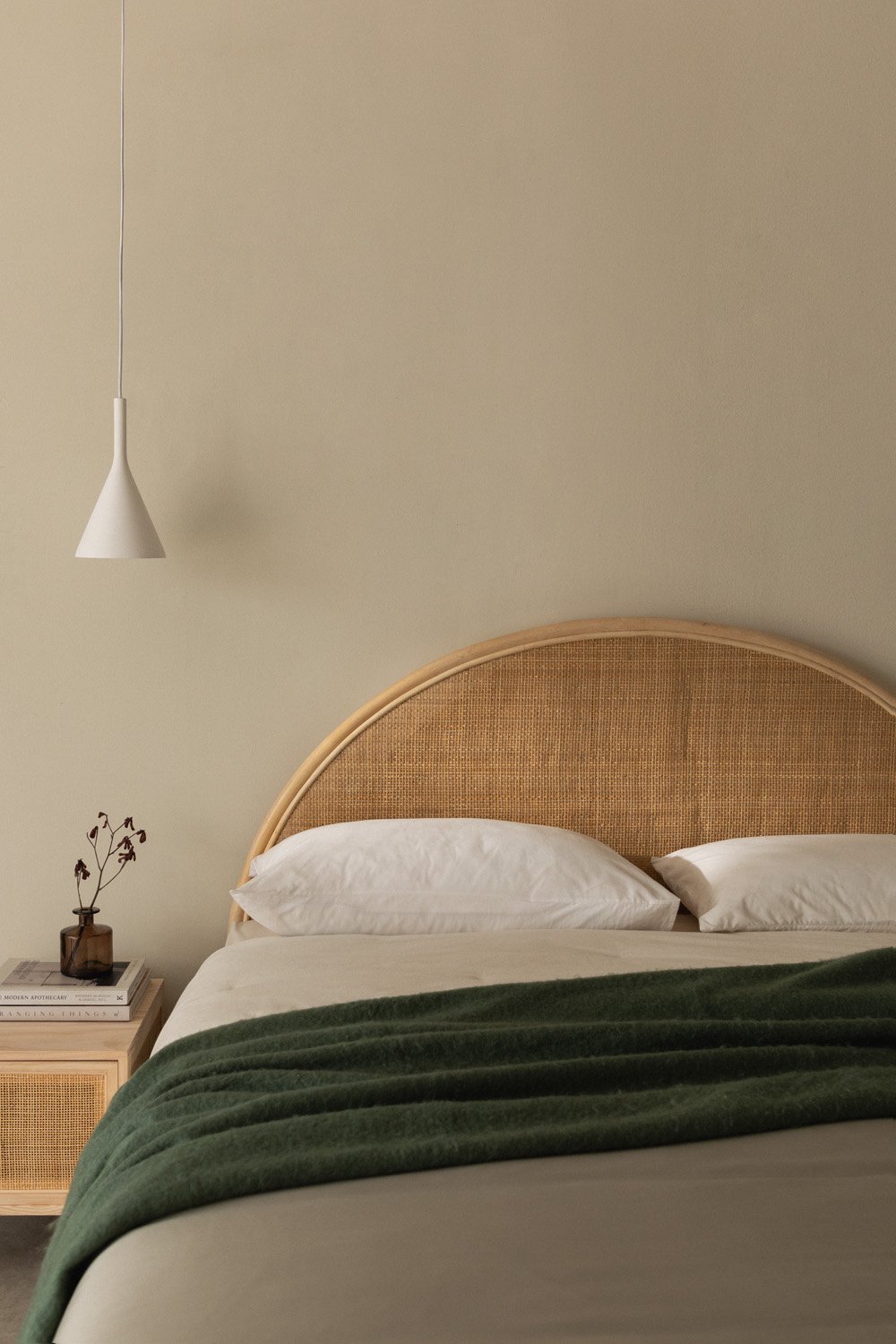 Testiera per Letto matrimoniale in Rattan Yivisc
