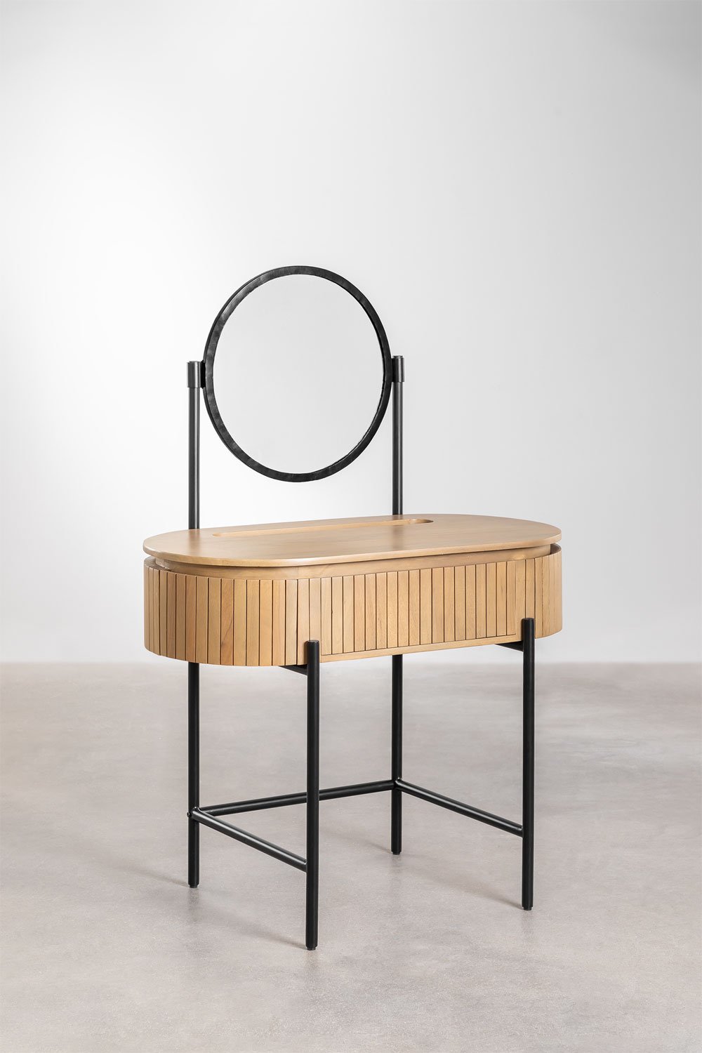 Toeletta in legno di mango Analis