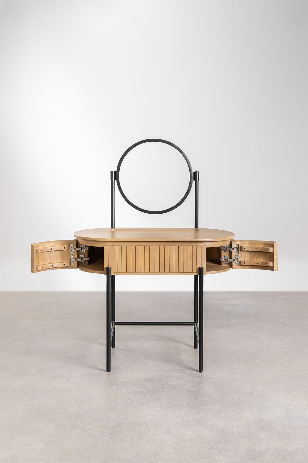 Toeletta in legno di mango Analis