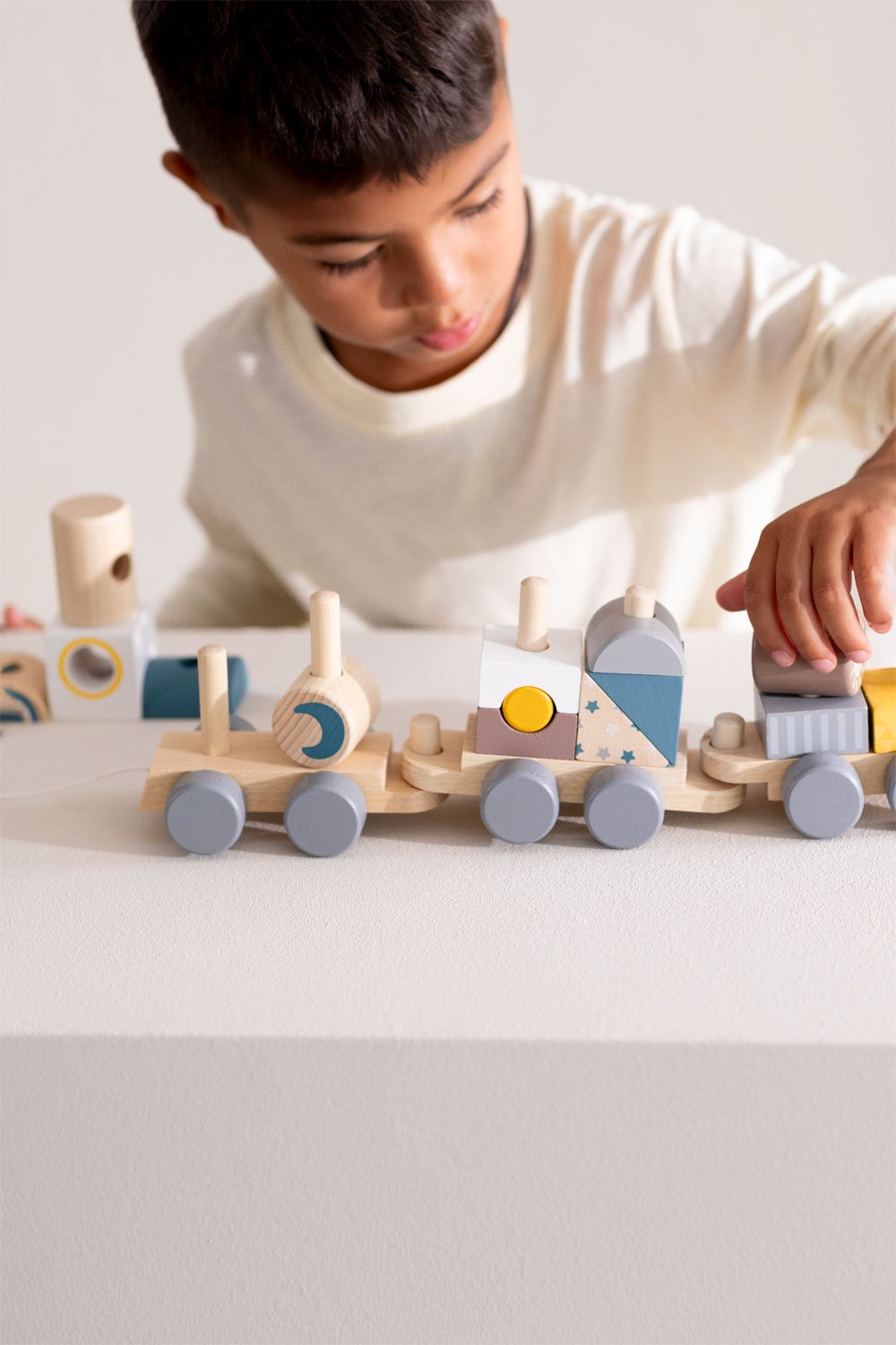 Trenino in legno Chuly Kids