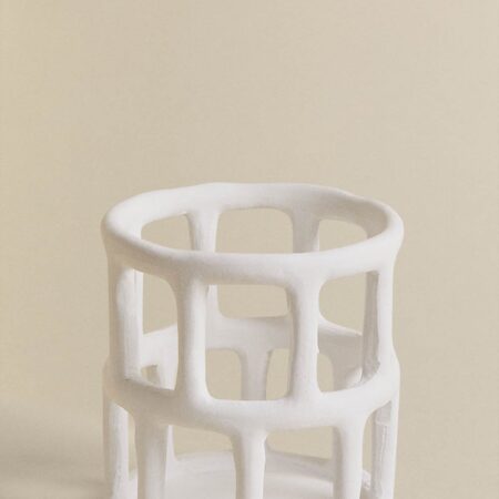 Vaso Cervon In Terracotta