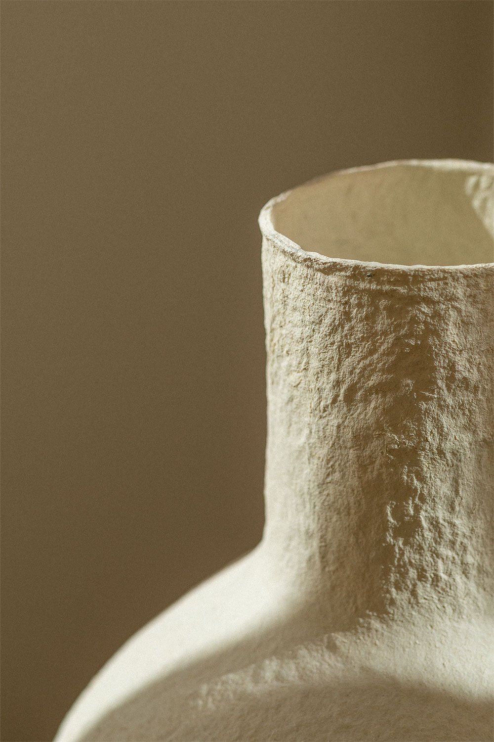 Vaso decorativo artigianale in cartapesta Arganil