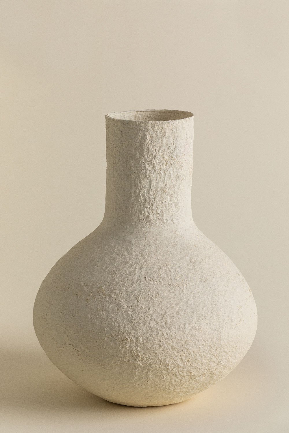 Vaso decorativo artigianale in cartapesta Arganil