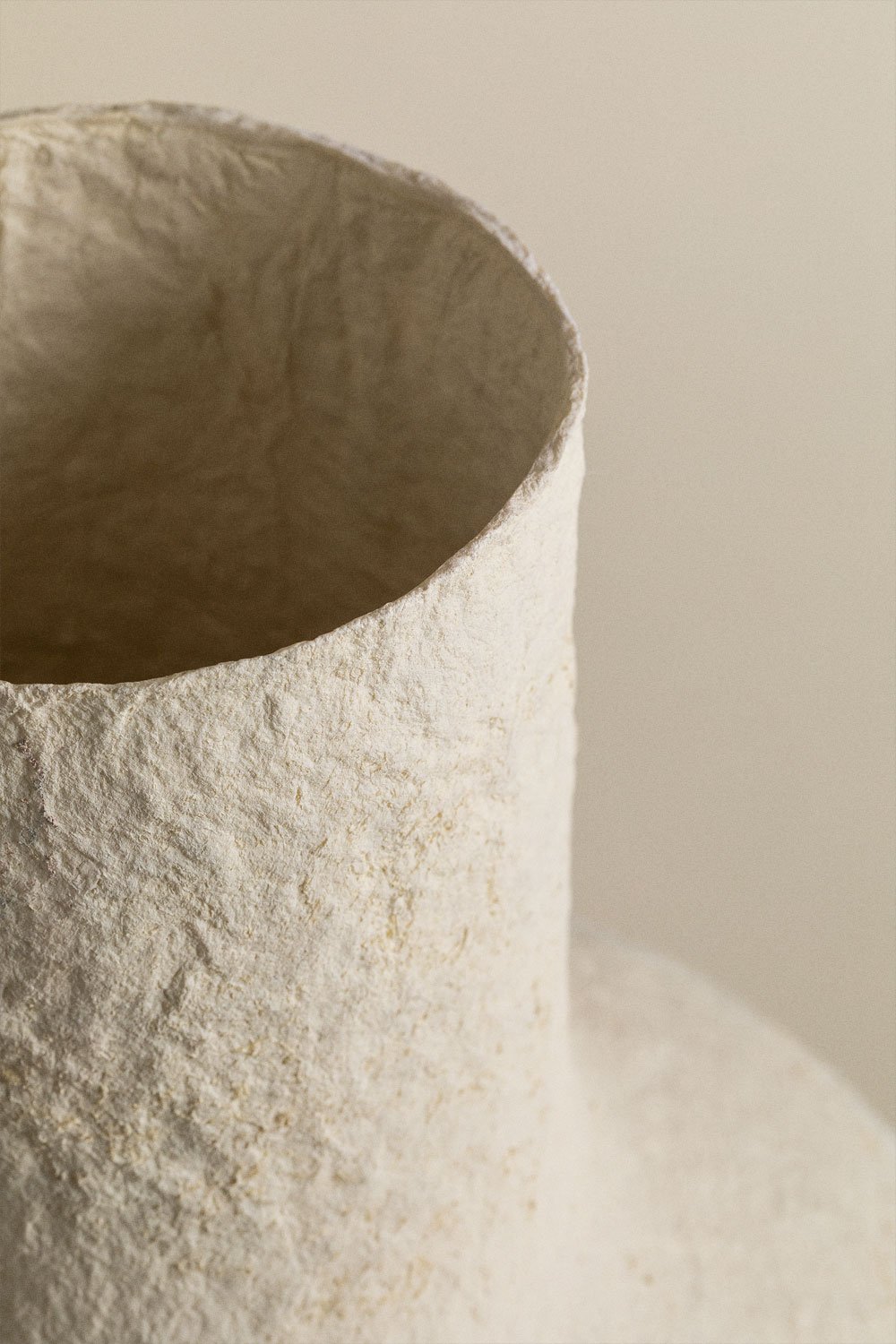 Vaso decorativo artigianale in cartapesta Arganil