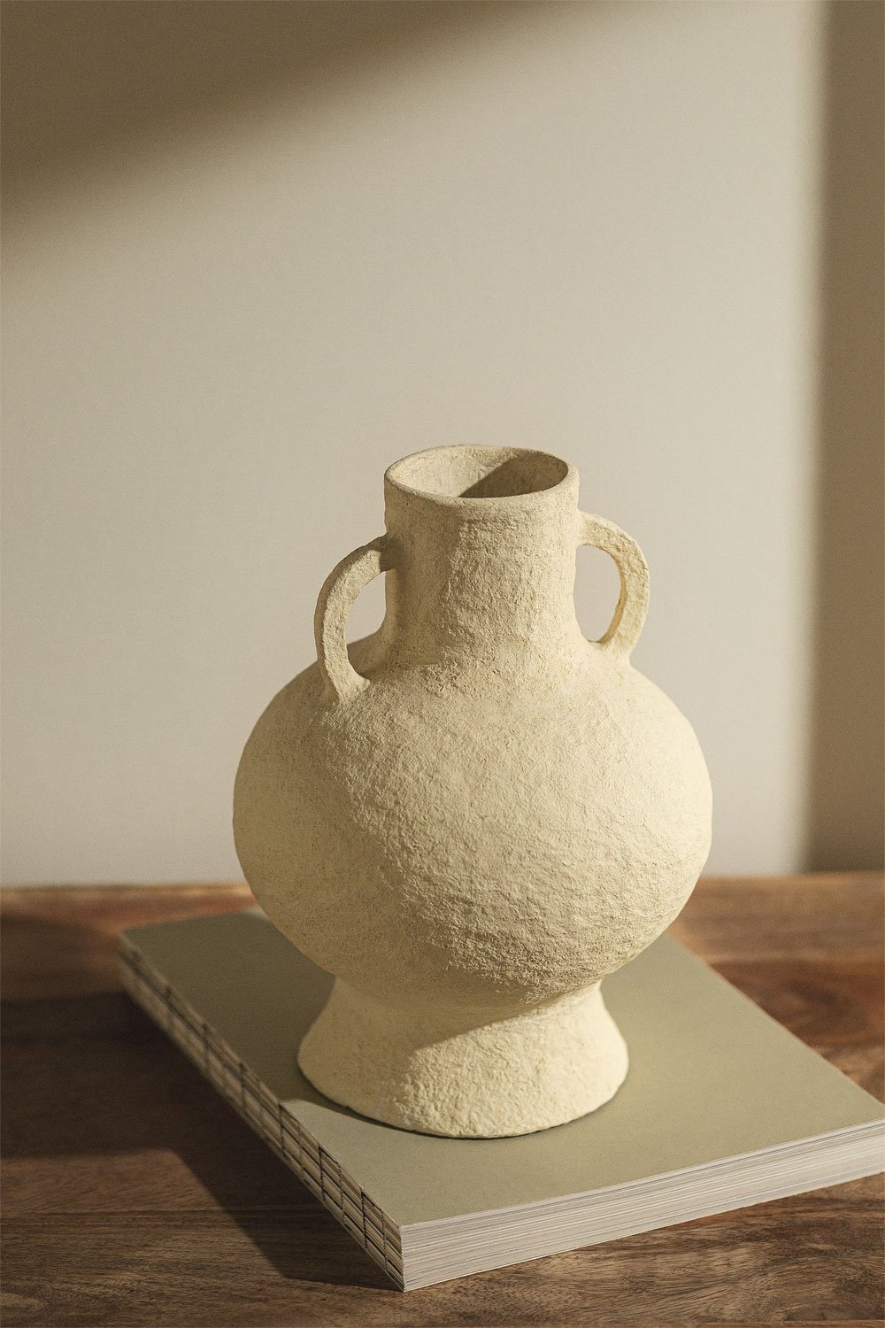 Vaso decorativo fatto a mano in cartapesta coltellaccio Cutler