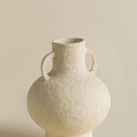 Vaso decorativo fatto a mano in cartapesta coltellaccio Cutler