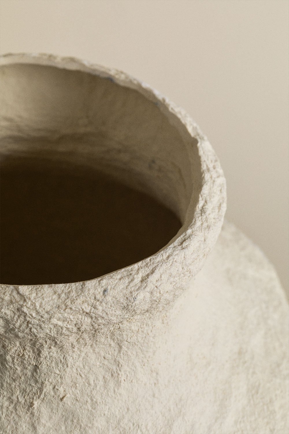 Vaso decorativo fatto a mano in cartapesta Weronik
