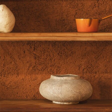 Vaso Decorativo in Terracotta Agnon