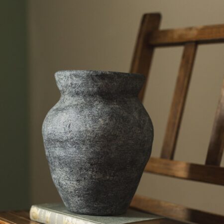 Vaso Decorativo in Terracotta Asmeret