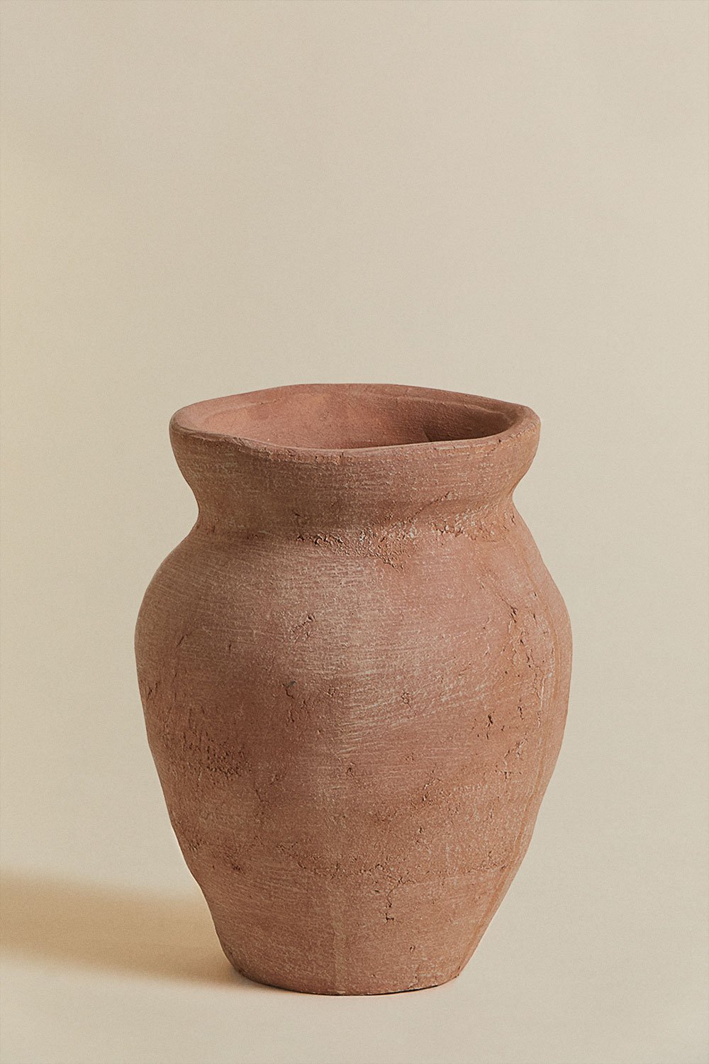 Vaso decorativo in terracotta Elishia