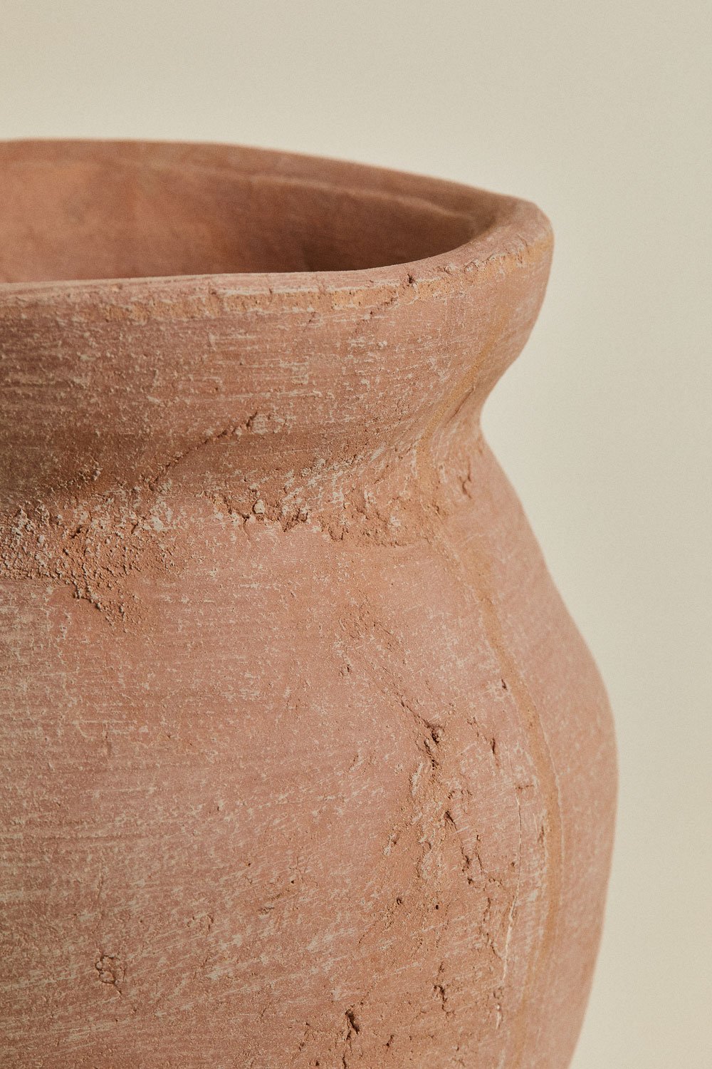 Vaso decorativo in terracotta Elishia