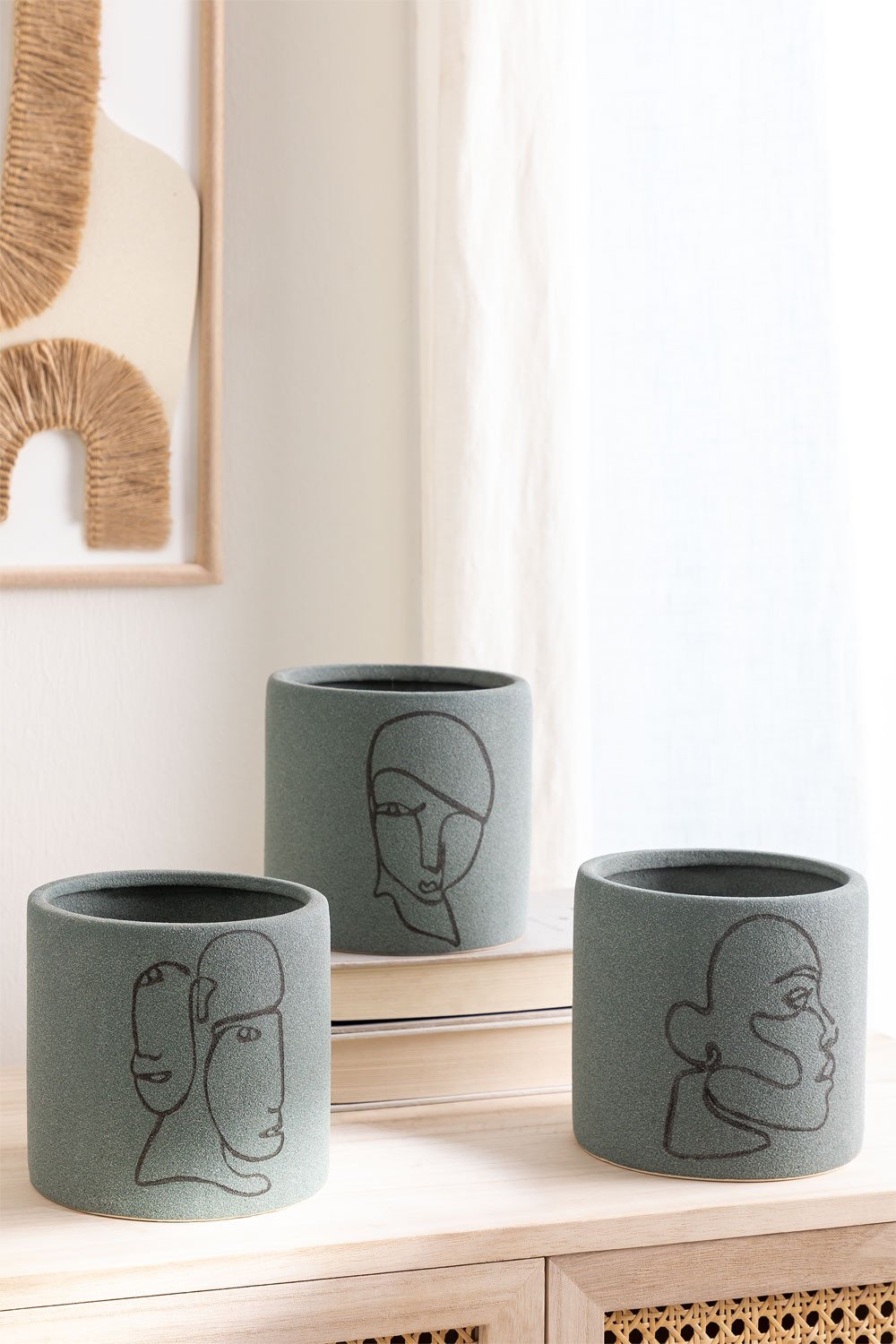 Vaso in ceramica 13 cm Olaf